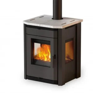 MBS Eva – Poêle à bois à trois faces vitrées